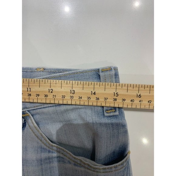 Vintage 1970s? 80s? women's GWG Denim flare Leg Made In Canada Hippie jeans 30" - Picture 13 of 16